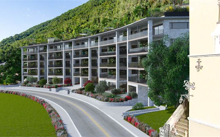 Melide: appartamento 4,5 loc. vista lago