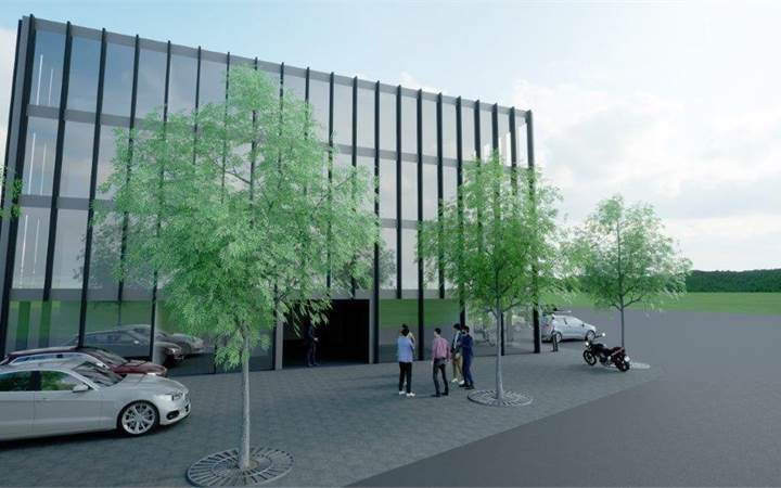 LUGANO BARBENGO: MODERNO UFFICIO CON POSTEGGI