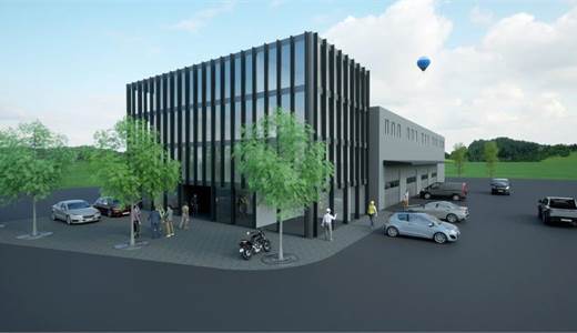 LUGANO: NEW WAREHOUSE WITH OFFICES AND PARKING SPACES